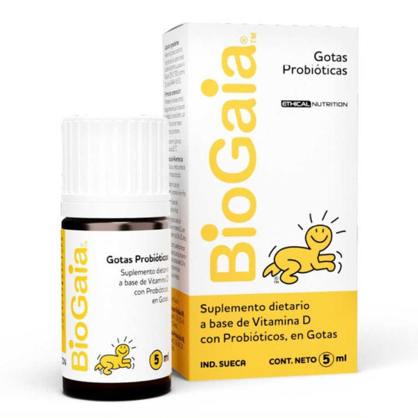 Biogaia Probiotics Drops for Babies 100% Natural, 5 Drops/Day, Clinically Studied, Stimulates Immune System