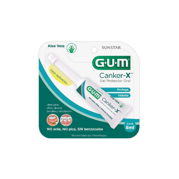 Canker X Gum Oral Gel Protector, 8ml/0.28fl Oz : Natural Ingredients, Alcohol & Sugar-Free