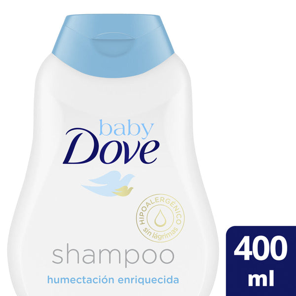 Dove Baby Enriched Moisturizing Baby Shampoo - Hypoallergenic, ¬º Moisturizing Cream, Tear-Free Formula 400Ml / 13.52Fl Oz