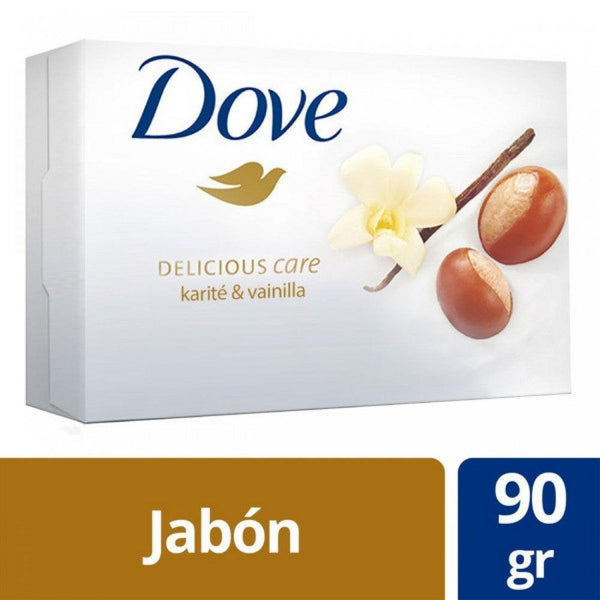 Dove Shea Butter & Vanilla Extract Toilet Soap (90Gr / 3.17Oz) - pH Balanced, Moisturizing, Fragrant & Cruelty-Free