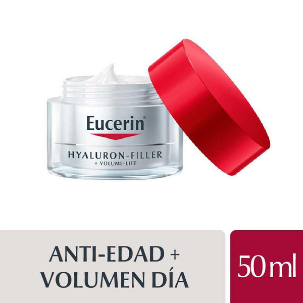 Eucerin Hyaluron Filler+Volume L Day Skin Cream | 50ml/1.69 Fl Oz | Anti-Wrinkle & Hydrating Formula