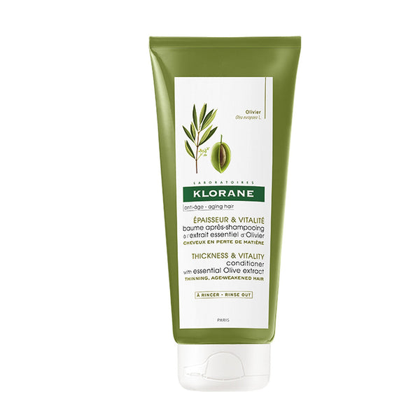 Klorane Olive Balm (200Ml/6.76Fl Oz) | Non-Greasy, Light & Airy Texture | Paraben, Silicone, Alcohol & Dye-Free | Suitable for All Hair Types