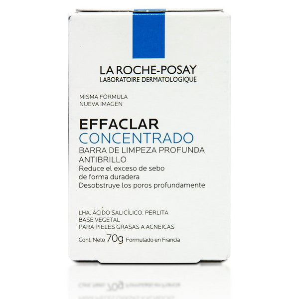 La Roche Posay Effaclar Dermatological Bar (80Gr/2.82Oz) Non-Irritating,Hypoallergenic Cleanser for Sensitive Skin with LHA, Salicylic Acid & Perlite
