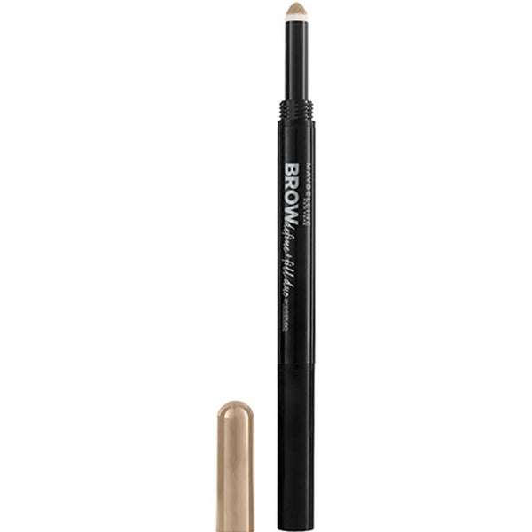 Maybelline Brow Define & Fill Duo Blond Eyebrow Liner - Matte Finish, Creamy Texture, High Coverage, Long Lasting, Smudge-Proof & Waterproof for Natural Looking Results