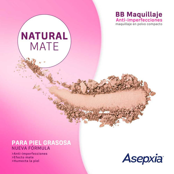 Natural Matte Makeup Powder Asepxia 10gr / 0.33oz