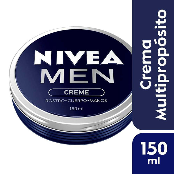Nivea Cream For Men Creme Can (150Ml / 5.07Fl Oz): Non-Greasy, Quickly Absorbed, Fragrance-Free Moisturizer With Vitamin E & Pro-Vitamin B5