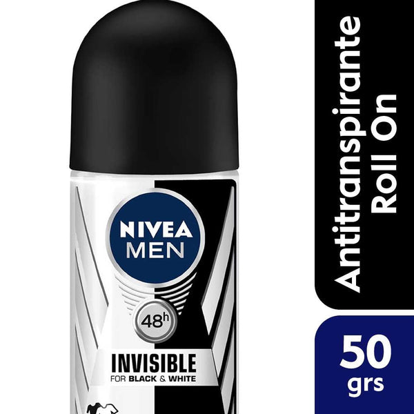 Nivea Roll On Invisible Deodorant B&W Power 50Ml | 1.69Fl Oz | Safety Tips Included
