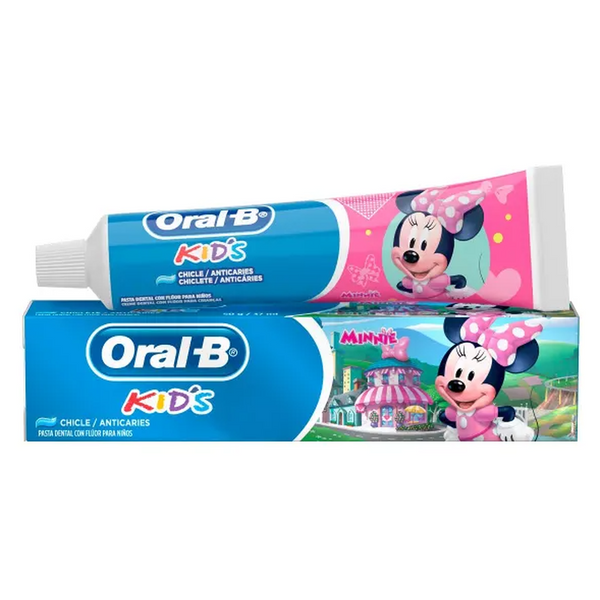 Oral B Kids Toothpaste Minnie: Cavity Protection, Sugar Free, Fluoride Enriched, 50Gr / 1.69Oz