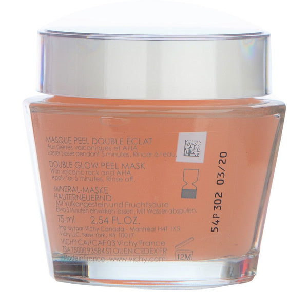 Vichy Luminosity Double Peeling Mineral Mask - 75ml / 2.53fl oz - Dermatologically Tested - Suitable for All Skin Types